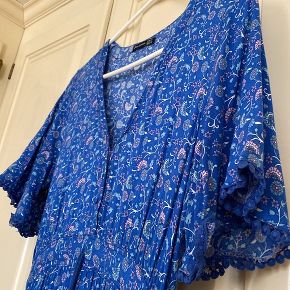 Boho Floral Print Maxi Dress - Picture 8 of 10